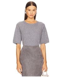 SPRWMN - Top Punto En Color Gris Talla (También En M) - Lyst