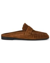 Black Suede Studio - Gabby Mule Loafer - Lyst