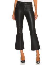 L'Agence - JEAN FLARE CROPPED TAILLE HAUTE KENDRA - Lyst