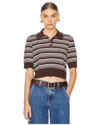 Lovers + Friends - Sheeva Stripe Polo - Lyst