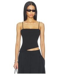St. Agni - Organic Cotton Square Neck Cami Top - Lyst