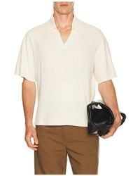 KROST - Crepe Knit Polo - Lyst
