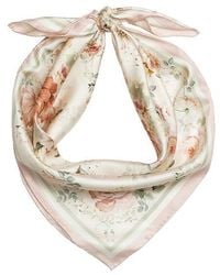 Zimmermann - Printed Silk Square 70 Scarf - Lyst