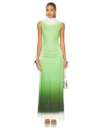Jonathan Simkhai - Vestido Sin Mangas De Medio Largo Aldina En Color Verde Talla (También En S, Xs) - Lyst