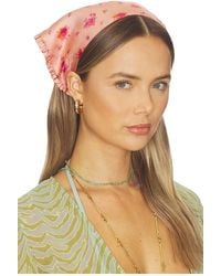 Ganni - Silk Head Scarf - Lyst