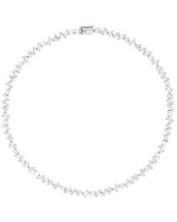 Shashi - Pear Diamond Tennis Necklace - Lyst