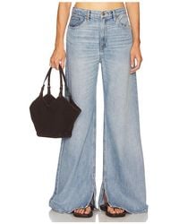 RE/DONE - Pierna Ancha Low Rider En Color Azul Talla (También En 24, 25, 26, 27, 28, 29, 30, 31, 32) - Lyst