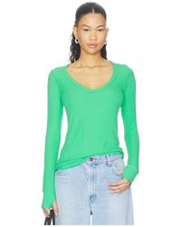 Michael Lauren - Otis Long Sleeve Fitted V-Neck - Lyst
