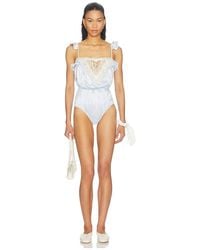 For Love & Lemons - Cleo Romper - Lyst