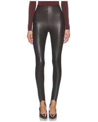 Commando - LEGGINGS EN CUIR STIRRUP en Brown - Lyst