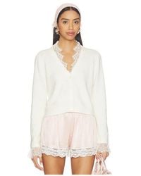 Cinq À Sept - Lace Nikko Cardigan - Lyst