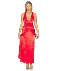 superdown - Vestido Dempsey En Color Rojo Talla (También En Xxs, Xs, S, M) - Lyst