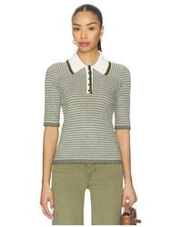 Veronica Beard - Soza Polo Top - Lyst
