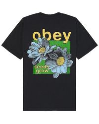Obey - Seeds Grow Tee - Lyst