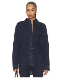 GOOD AMERICAN - The Denim Oversized Shirt - Lyst