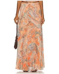L'Agence - Torin プリーツマキシスカート - Lyst