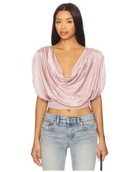 Free People - X Revolve Cowl Cape Top - Lyst
