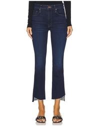 Mother - Hose Mit Ausgestelltem Bein The Insider Crop Step Fray - Lyst