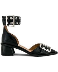 Ganni - Chunky Buckle Pump - Lyst