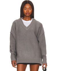 Free People - Alli V-neck Sweater - Lyst