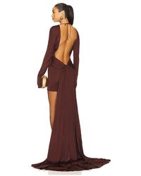 David Koma - Open Back Long Sleeve Mini Dress - Lyst