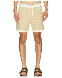 Rhythm - Heritage Hem Swim Trunk - Lyst