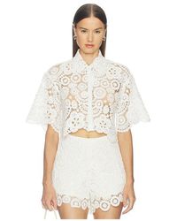 PATBO - Gal Embroidery Top - Lyst