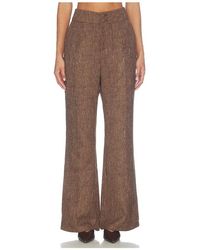 Odd Muse - Tweed Tailored Trousers - Lyst