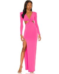 Nookie Synthetik ABENDKLEID LUST ONE SHOULDER in Pink Damen Bekleidung Kleider Kleider für formelle Anlässe und Abendkleider 