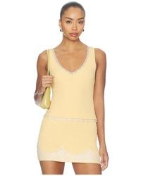 Tularosa - Elia Lace Knit Tank - Lyst