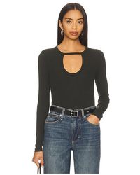 Bobi - Front Keyhole Tee - Lyst