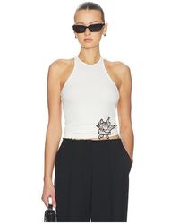 MOTHER OF ALL - Ribbed Sunrose Tank Top - Lyst