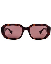 Gucci - Generation Rectangular Sunglasses - Lyst