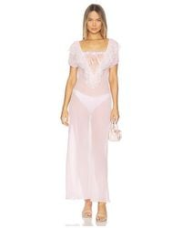 For Love & Lemons - Grace Maxi Slip Dress - Lyst