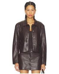 Blank NYC - Faux Leather Jacket - Lyst