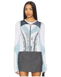Kate Barton - Illusion Print Long Sleeve Top - Lyst