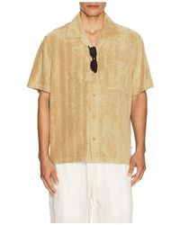 J.Lindeberg - Ted Stripe Terry Shirt - Lyst