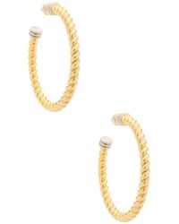 Luv Aj - The Xl Sierra Rope Hoops Eaarring - Lyst