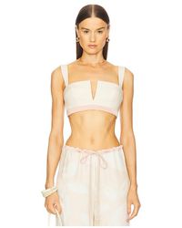 Alexis - Top Bralette En Color Blanco Talla (También En S, Xs) - Lyst