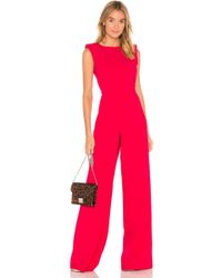 Jay Godfrey Reese Jumpsuit - Red