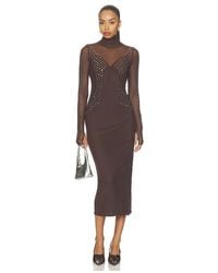 AFRM - Kleid Shailene Studded Mesh - Lyst