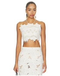 KETTEL ATELIER - Klokkeblomst Top - Lyst