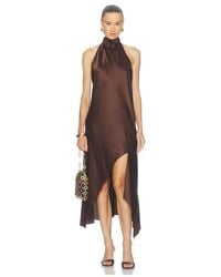 Helmut Lang - The Neck Silk Dress - Lyst
