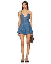 Free People - X We The Free Nostalgia Ultra Shortall - Lyst