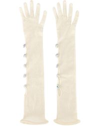 Poster Girl Synthetik HANDSCHUHE GRACIE in Gelb Damen Accessoires Handschuhe 