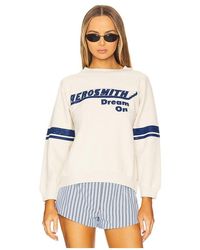 Daydreamer - Aerosmith Dream On Reverse Raglan Crew - Lyst
