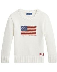 Polo Ralph Lauren - Flag コットンクルーネックセーター - Lyst