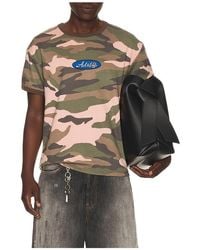 ANDERSSON BELL - Essential Camouflage Ringer T-Shirt - Lyst