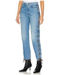 Mother - The Laced Hiker Hover Jeans - Lyst