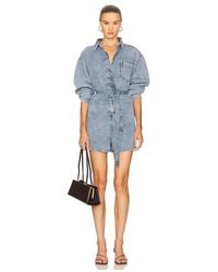 GOOD AMERICAN - Denim Romper - Lyst